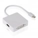 Mini DisplayPort轉HDMI/DVI/VGA