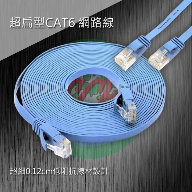 超扁型CAT6 網路線