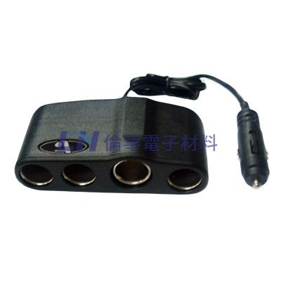 點煙一變四孔座附線(10入/包)