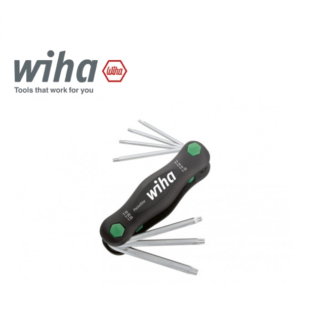 德國 Wiha 7件摺疊式星型中洞扳手 SB 363TR P7