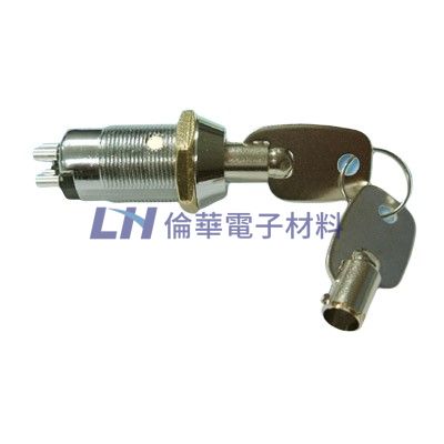 4P3段大型鎖匙開關19mm ON-OFF-ON(10入/包)