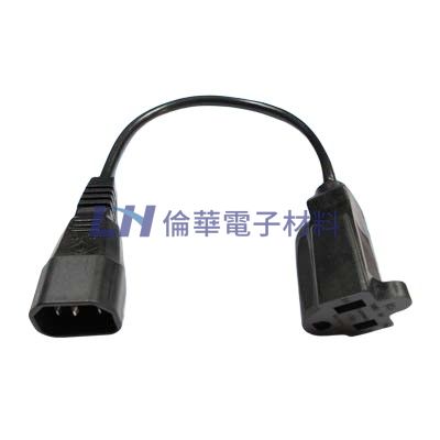 2x4公頭-美式母座30cm 18AWG (10入/包)