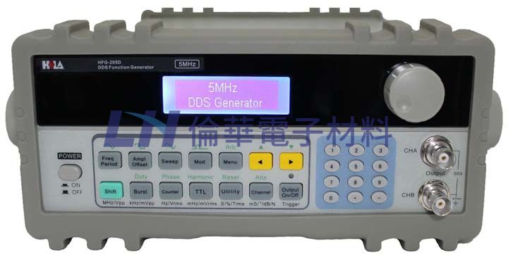 5MHz DDS 雙輸出信號產生器 HFG-205D