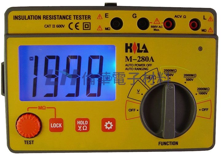 M-280A數字三段式絕緣高阻計 M-280A