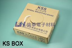 0401 KSS 捲式結束帶 Spiral Wrapping Band PE 箱裝	