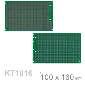 KT-1016 100 x 160 mm 單面 50 x 36 孔 FRP PCB板 萬用電路板