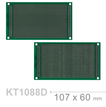 KT-1088D 107 x 60 mm 雙面 49 x 31 孔 FRP PCB板 萬用電路板