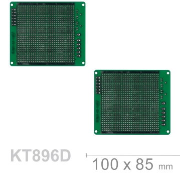 KT-896D 100 x 85 mm 雙面 30 x 30 孔 FRP PCB板 萬用電路板