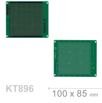 KT-896-1 100 x 85 mm 單面 30 x 30 孔 FRP PCB板 萬用電路板