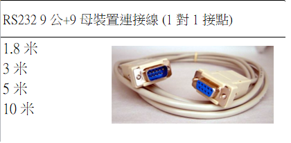 RS232 9公-9母 訊號線