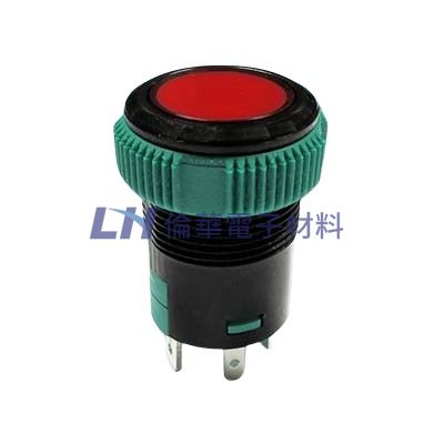 19mm3P圓型帶燈開關有段LED 12V(10入/包)