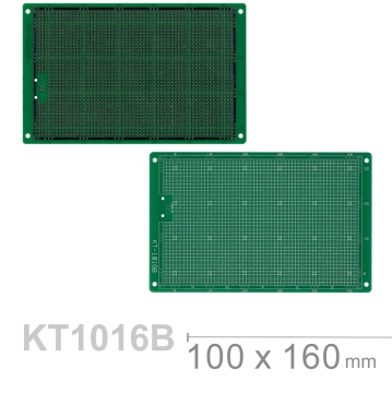 KT-1016B 100 x 160 mm 單面 50 x 36 孔 FRP PCB板 萬用電路板 電腦乙級硬體裝修檢定板