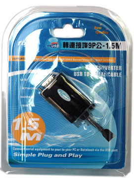 USB 串列埠 9P(公) 1.5M  SU0088