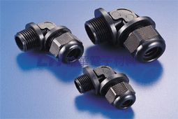 0609 KSS 直角型電纜固定頭(NPT牙) Right Angle Nylon Cable Gland (NPT Thread)